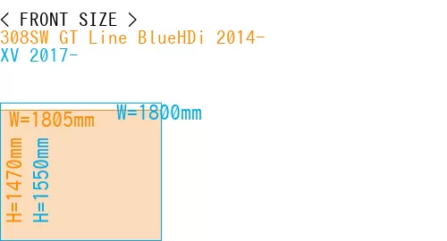 #308SW GT Line BlueHDi 2014- + XV 2017-